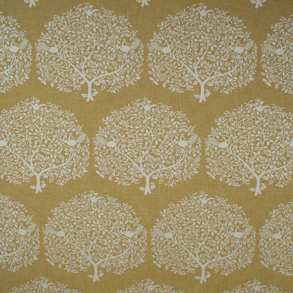 Tree of Life Fabric - Ochre from