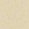 yellow botanical jacquard fabric from Chess