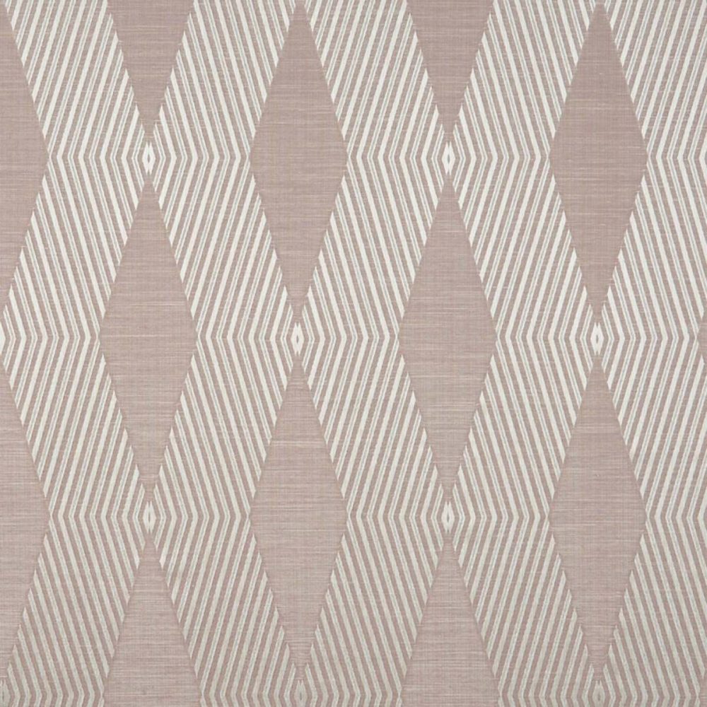 pink geometric jacquard fabric from Beaumont Textiles