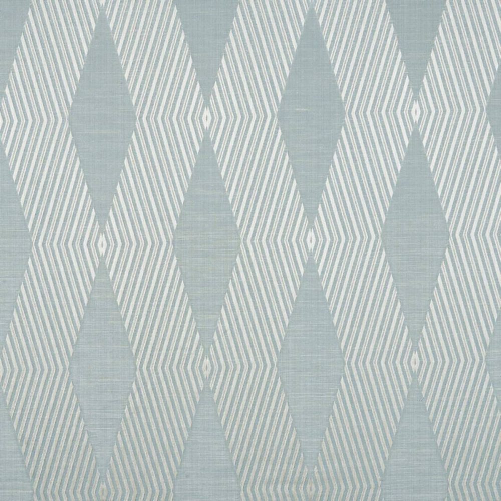 Balance Fabric - Duck Egg by blue geometric jacquard fabric from Beaumont Textiles