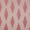 red geometric jacquard fabric from Beaumont Textiles