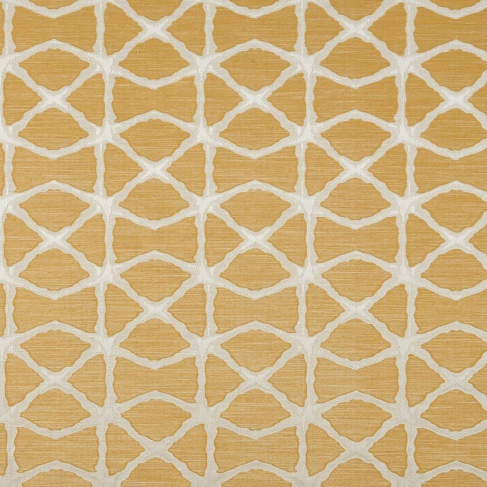 brown geometric jacquard fabric from Beaumont Textiles