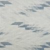 blue geometric jacquard fabric from Beaumont Textiles