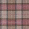brown checked woolen fabric from Abraham Moon & Sons