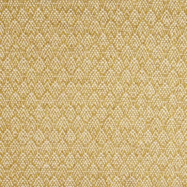 yellow geometric woolen fabric from Abraham Moon & Sons