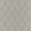 blue geometric jacquard fabric from Chess