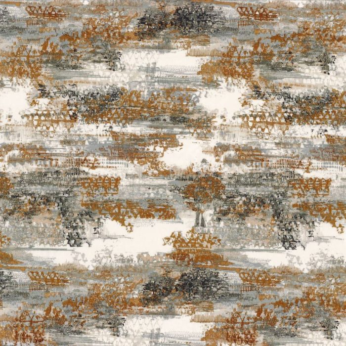 Abstraction Fabric - Taupe swatch
