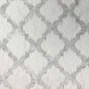 black-grey geometric jacquard fabric from Ashley Wilde