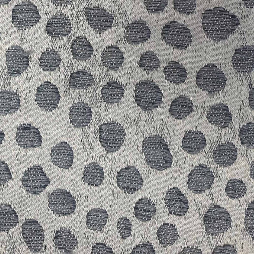 Furley Fabric - Pewter by black-grey spotted jacquard fabric from Ashley Wilde