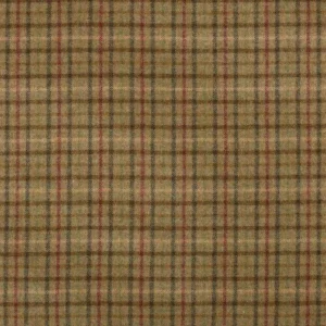 green checked woolen fabric from Abraham Moon & Sons