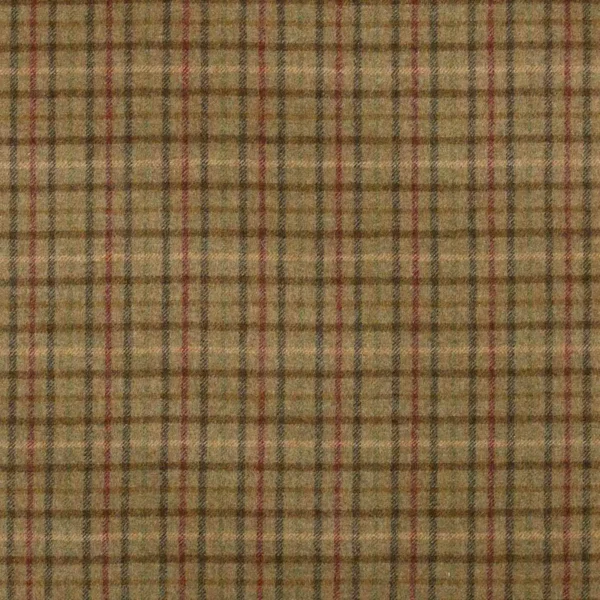 green checked woolen fabric from Abraham Moon & Sons