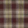 purple checked woolen fabric from Abraham Moon & Sons