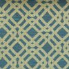 blue geometric jacquard fabric from Chess
