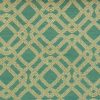 blue geometric jacquard fabric from Chess