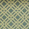 blue geometric jacquard fabric from Chess