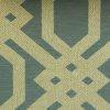 blue geometric jacquard fabric from Chess