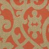 pink geometric jacquard fabric from Chess