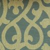 blue geometric jacquard fabric from Chess
