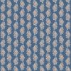 blue botanical woven fabric from Chess