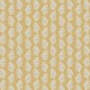 yellow botanical woven fabric from Chess