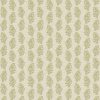 green botanical woven fabric from Chess