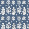 blue botanical woven fabric from Chess