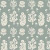green botanical woven fabric from Chess