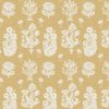 yellow botanical woven fabric from Chess