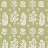 green botanical woven fabric from Chess