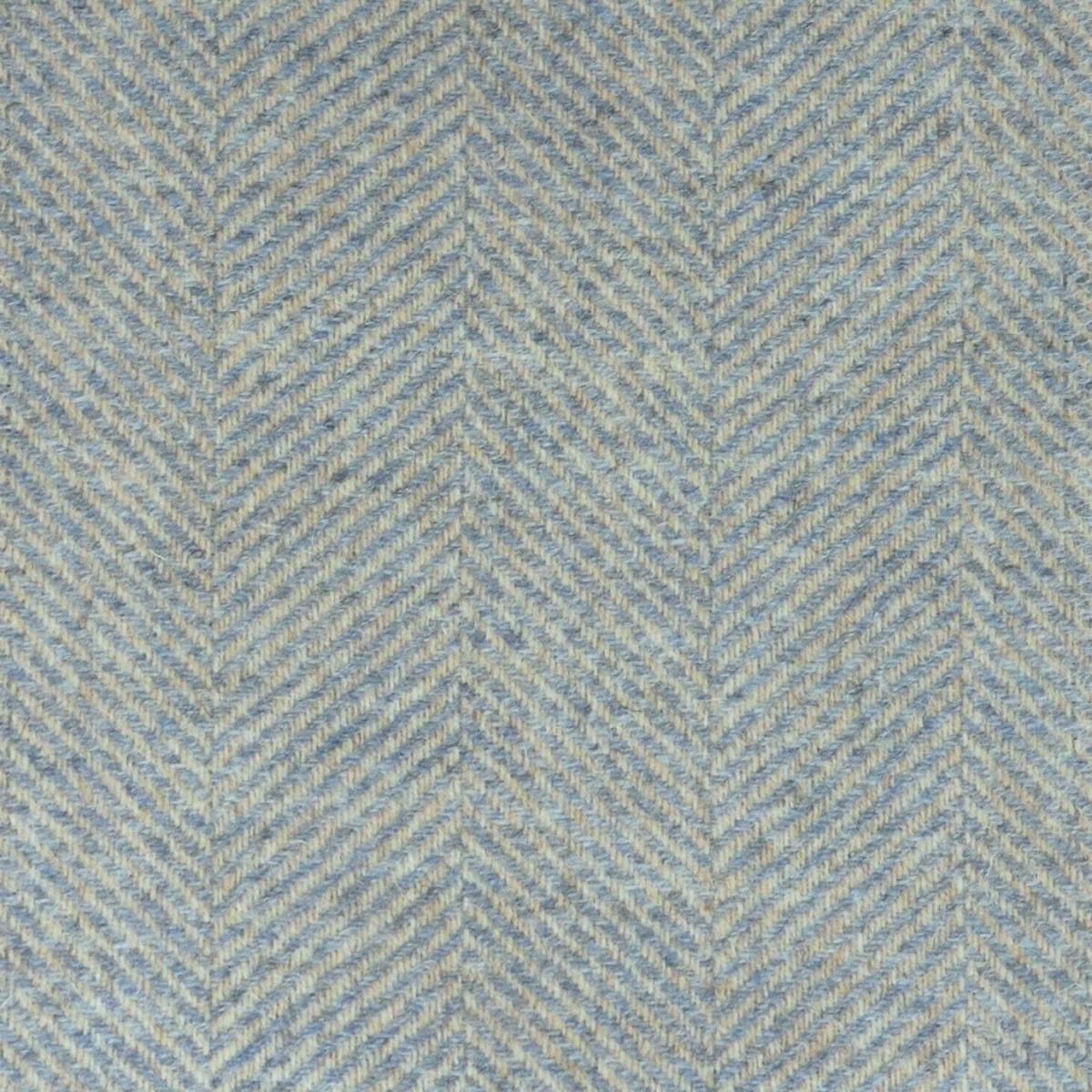 Braemar Fabric - Loch by blue geometric woolen fabric from Chess