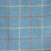blue checked woolen fabric from Chess