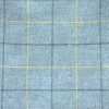 blue checked woolen fabric from Chess