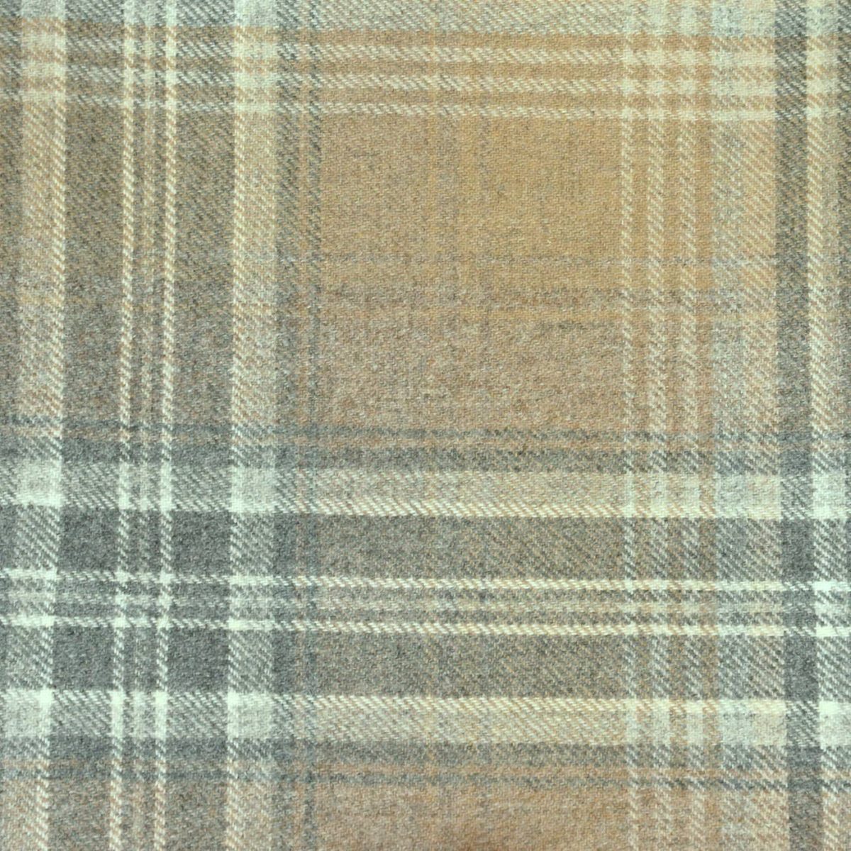 black-grey checked woolen fabric from Chess