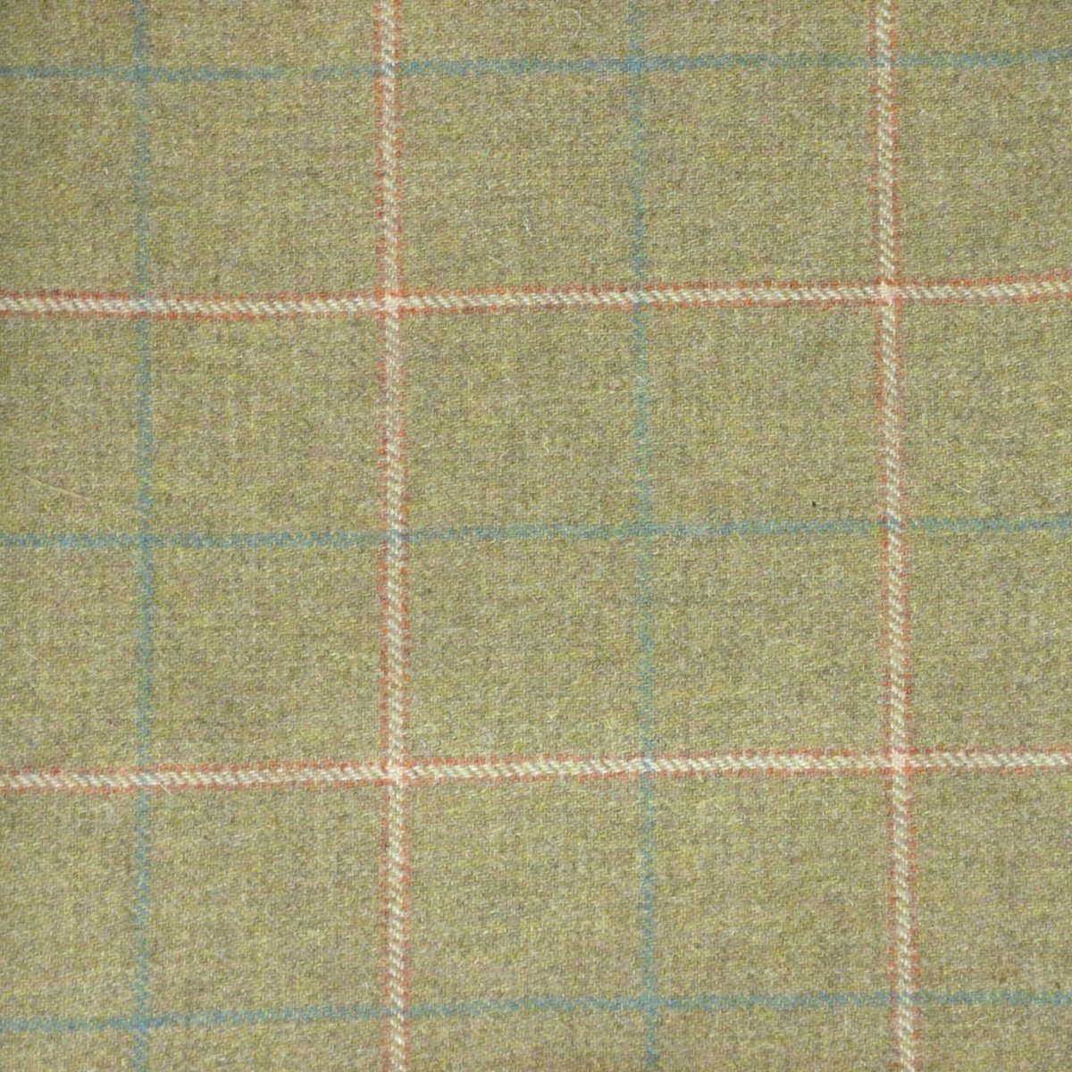 green checked woolen fabric from Chess