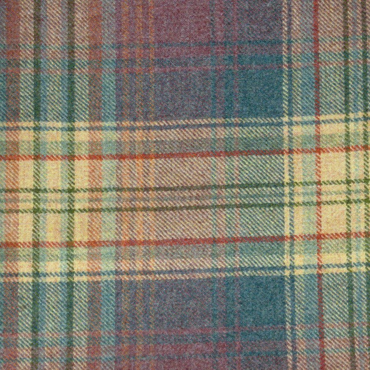blue checked woolen fabric from Chess
