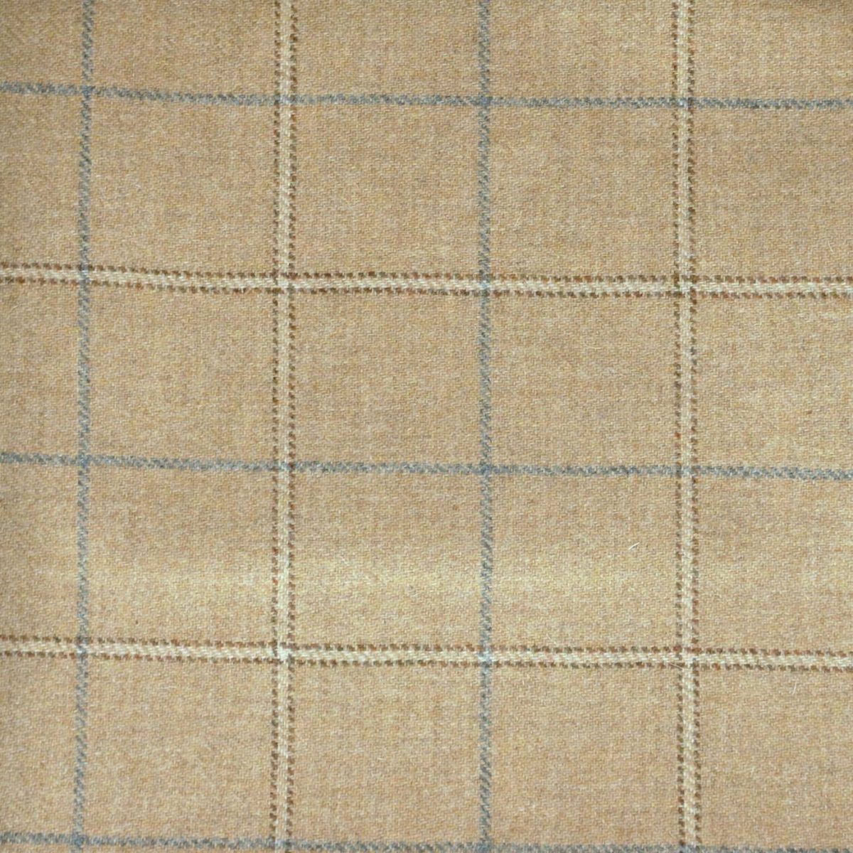 neutral checked woolen fabric from Chess