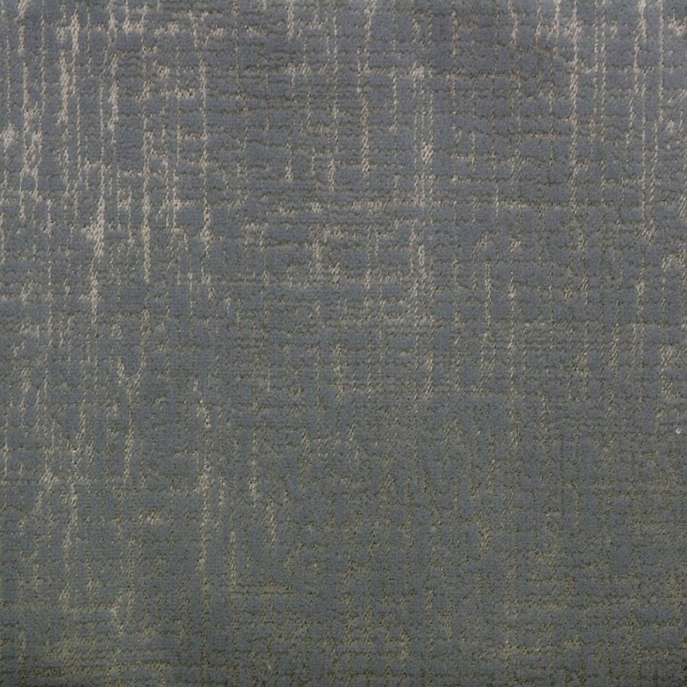 Patina Fabric - Pewter by black-grey plain velvet-chenille fabric from Clarke & Clarke