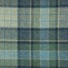 blue checked woolen fabric from Chess