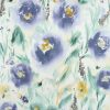 multicolour botanical cotton fabric from Chess