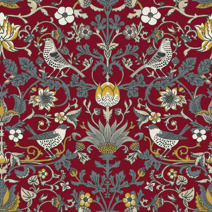 Audley Fabric - Claret swatch