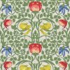 green botanical cotton fabric from Chess