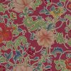 multicolour botanical cotton fabric from Chess