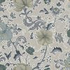 black-grey botanical cotton fabric from Chess