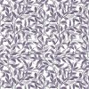 purple botanical cotton fabric from Chess