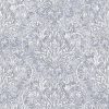 black-grey botanical cotton fabric from Chess