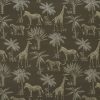 brown animal velvet-chenille fabric from Ashley Wilde