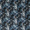 blue botanical velvet-chenille fabric from Ashley Wilde