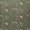 green animal velvet-chenille fabric from Ashley Wilde