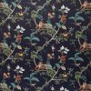 black-grey animal velvet-chenille fabric from Ashley Wilde
