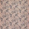pink botanical velvet-chenille fabric from Ashley Wilde